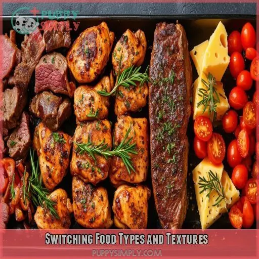 Switching Food Types and Textures