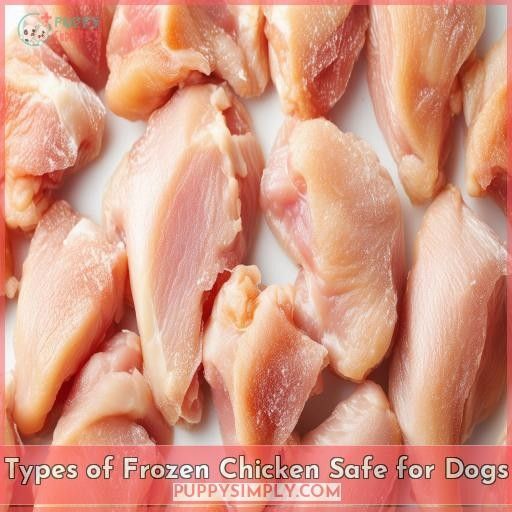 Types of Frozen Chicken Safe for Dogs