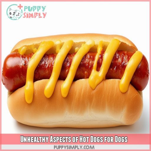 Unhealthy Aspects of Hot Dogs for Dogs