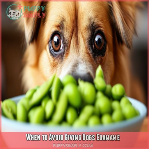When to Avoid Giving Dogs Edamame