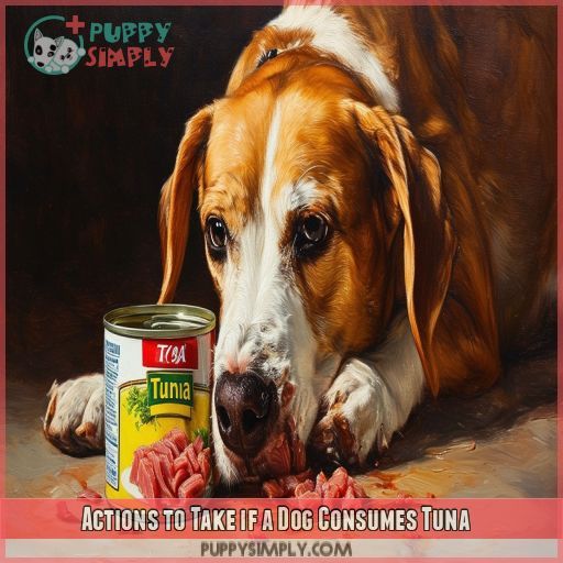 Actions to Take if a Dog Consumes Tuna