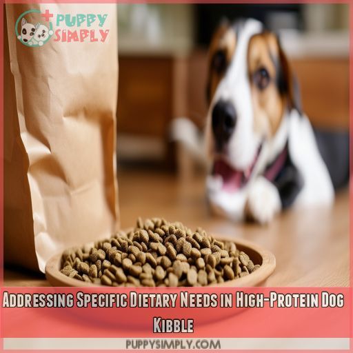 Addressing Specific Dietary Needs in High-Protein Dog Kibble