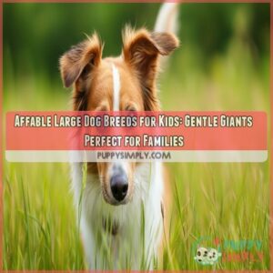 Affable large dog breeds for kids