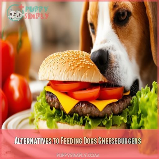 Alternatives to Feeding Dogs Cheeseburgers
