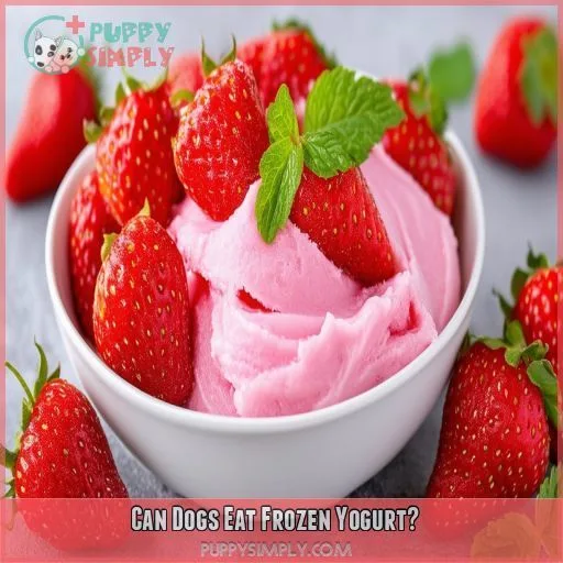 Can Dogs Eat Frozen Yogurt