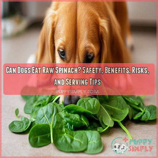 can dogs eat raw spinach
