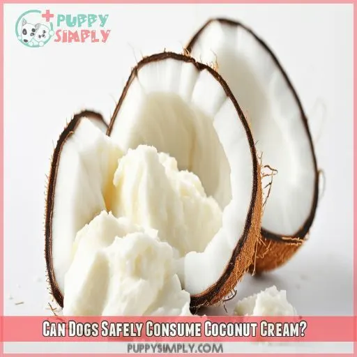 Can Dogs Safely Consume Coconut Cream