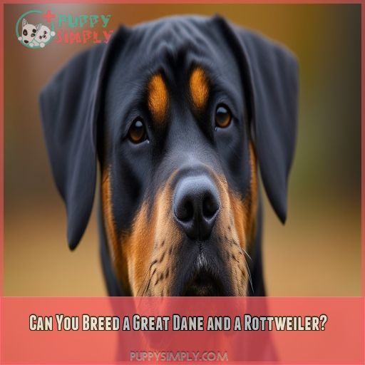 Can You Breed a Great Dane and a Rottweiler