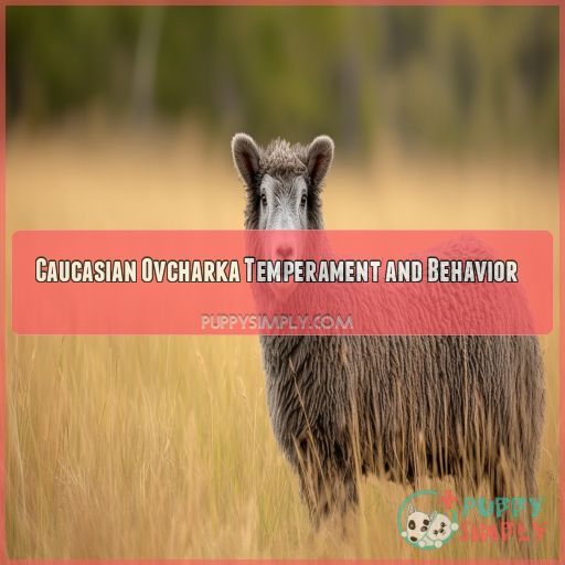 Caucasian Ovcharka Temperament and Behavior
