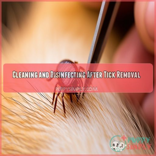 Cleaning and Disinfecting After Tick Removal