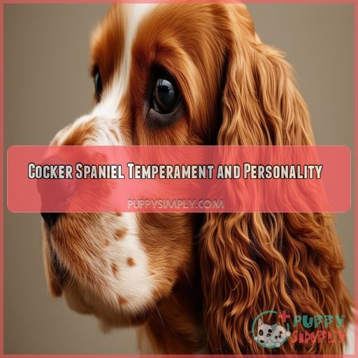 Cocker Spaniel Temperament and Personality