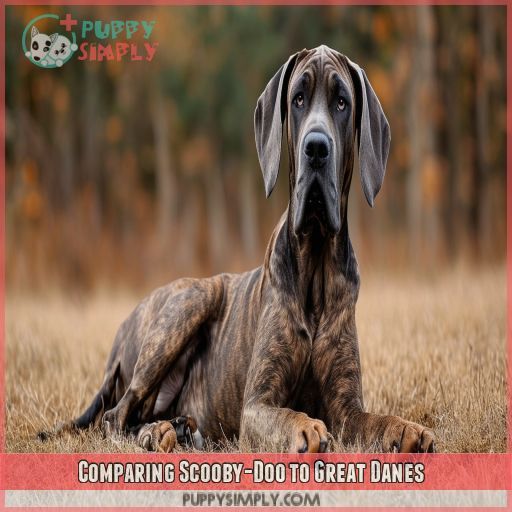 Comparing Scooby-Doo to Great Danes