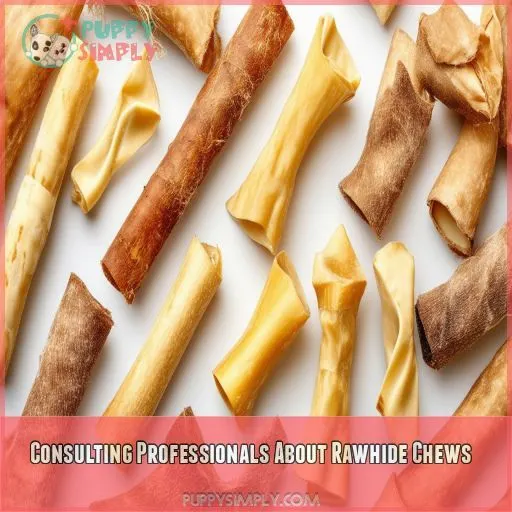 Consulting Professionals About Rawhide Chews