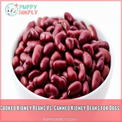 Cooked Kidney Beans Vs. Canned Kidney Beans for Dogs