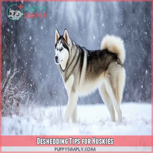 Deshedding Tips for Huskies