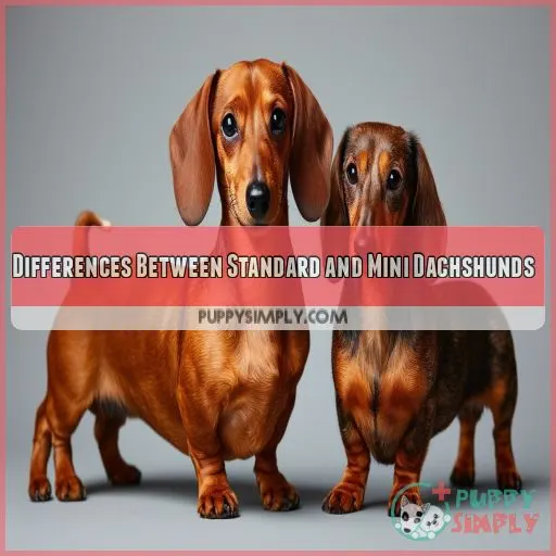 Differences Between Standard and Mini Dachshunds