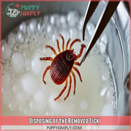 Disposing of the Removed Tick