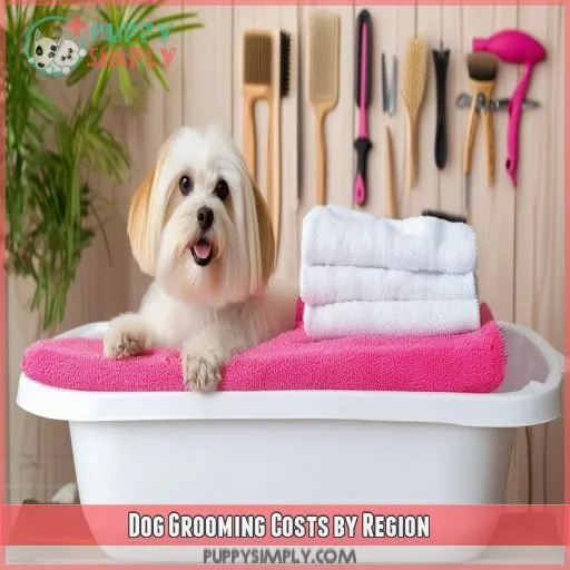 Dog Grooming Costs by Region