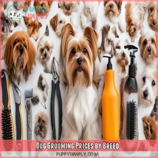 Dog Grooming Prices by Breed