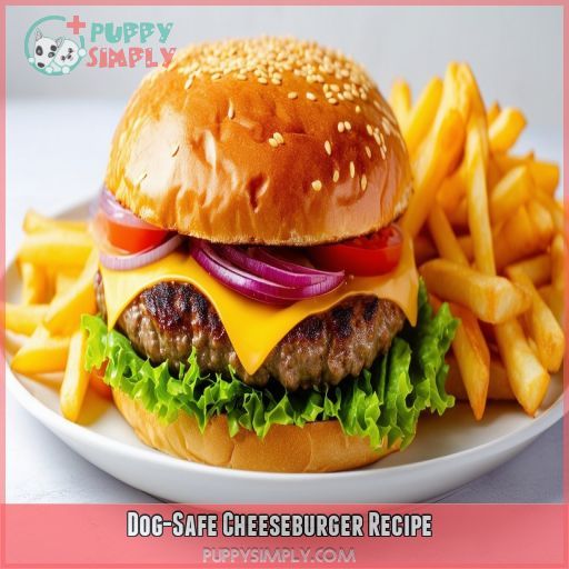 Dog-Safe Cheeseburger Recipe