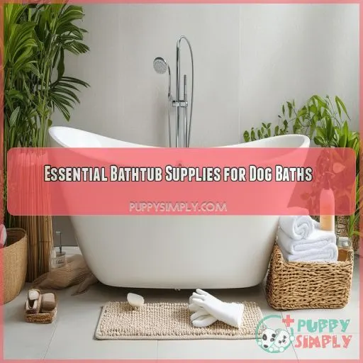 Essential Bathtub Supplies for Dog Baths