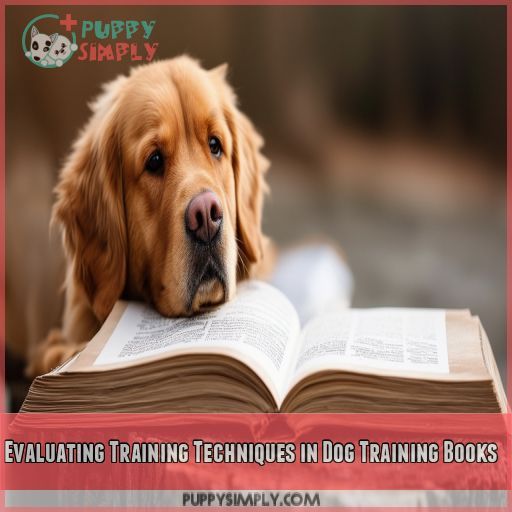 Evaluating Training Techniques in Dog Training Books