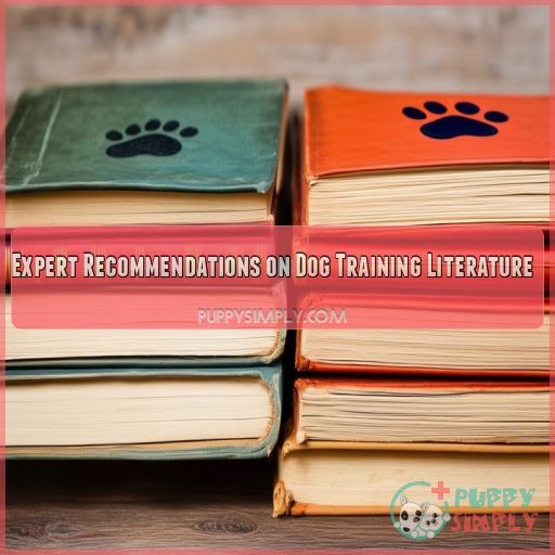 Expert Recommendations on Dog Training Literature