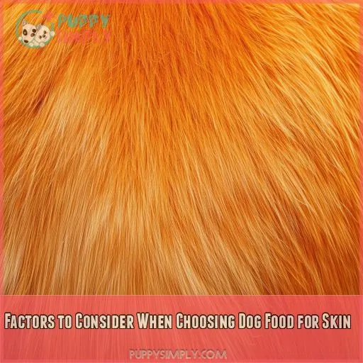 Factors to Consider When Choosing Dog Food for Skin