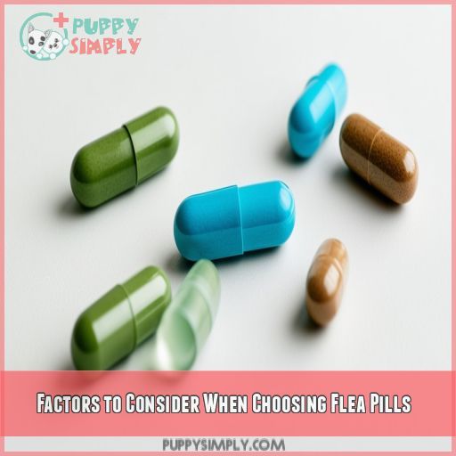 Factors to Consider When Choosing Flea Pills