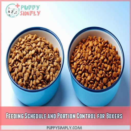 Feeding Schedule and Portion Control for Boxers