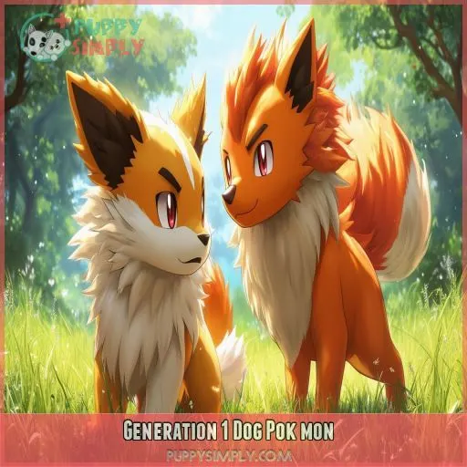 Generation 1 Dog Pokémon