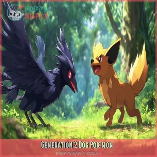 Generation 2 Dog Pokémon