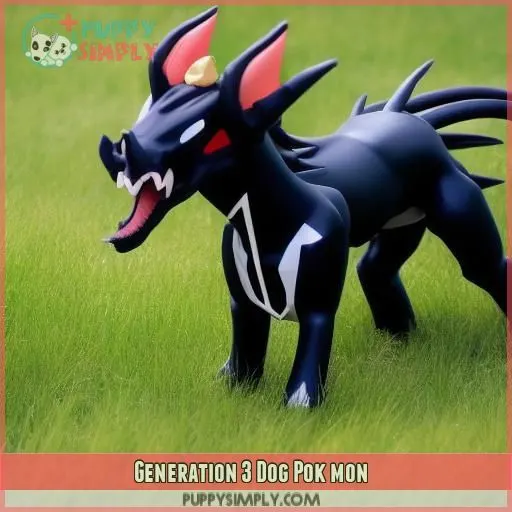 Generation 3 Dog Pokémon