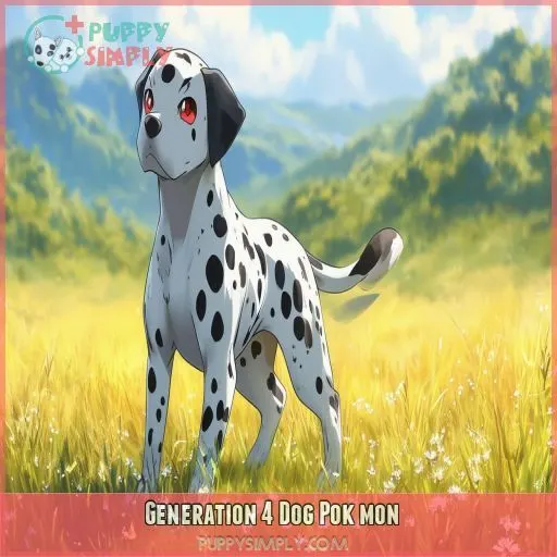 Generation 4 Dog Pokémon