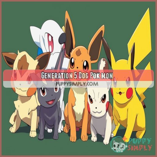 Generation 5 Dog Pokémon