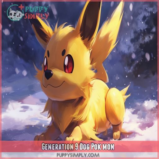 Generation 9 Dog Pokémon