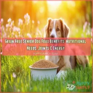 Grain free senior dog food benefits