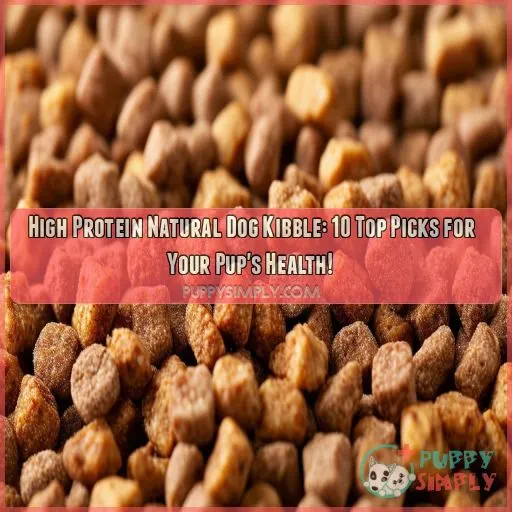 High protein natural dog kibble