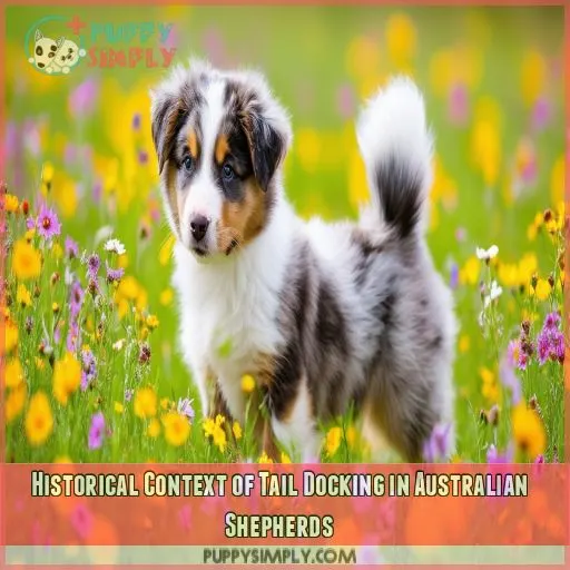 Historical Context of Tail Docking in Australian Shepherds