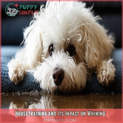 Housetraining and Its Impact on Whining Housetraining and Its Impact on Whining
