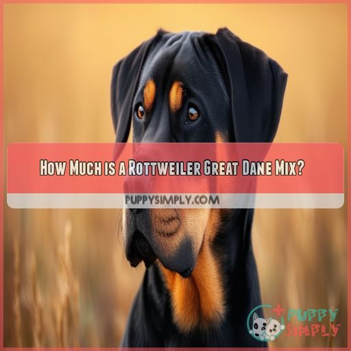 How Much is a Rottweiler Great Dane Mix