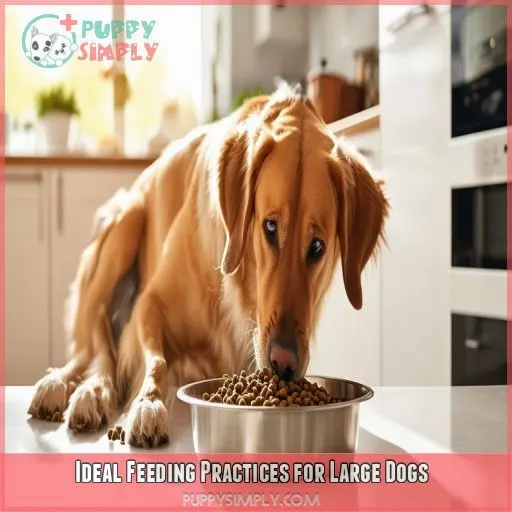 Ideal Feeding Practices for Large Dogs