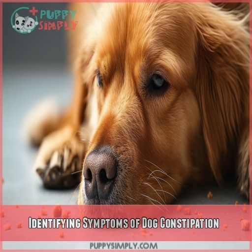 Identifying Symptoms of Dog Constipation
