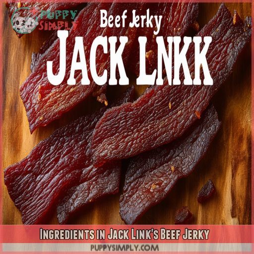 Ingredients in Jack Link