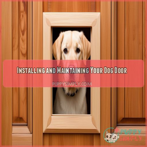 Installing and Maintaining Your Dog Door