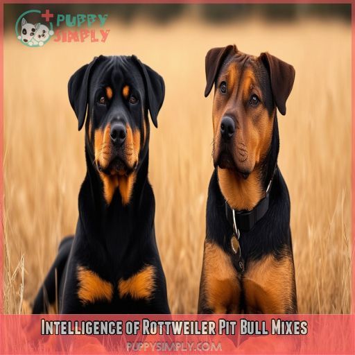 Intelligence of Rottweiler Pit Bull Mixes
