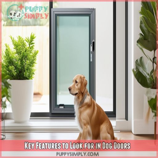 Key Features to Look for in Dog Doors