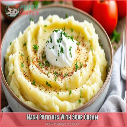 Mash Potatoes With Sour Cream