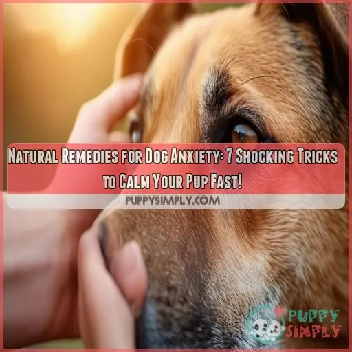 Natural remedies for dog anxiety