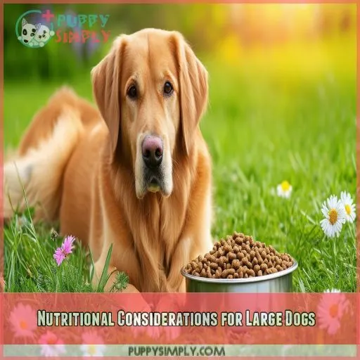 Nutritional Considerations for Large Dogs